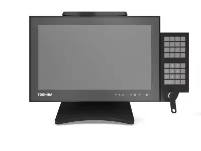 Supermarket Cash Register 3D model