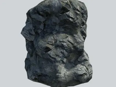 Rocky Cliff Low-poly 3D model