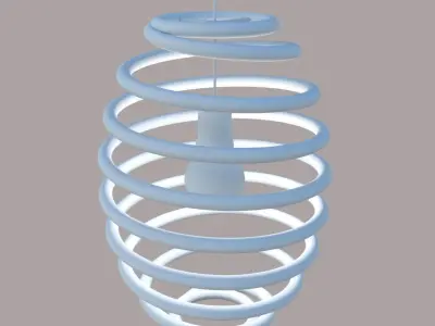 Lamp shade 3D print model 3D model