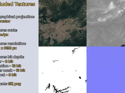 Guarulhos Brazil City Landscape 3D Model 3D model