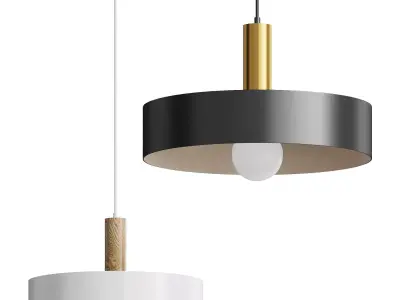 Slate Pendant Lamp 3D model