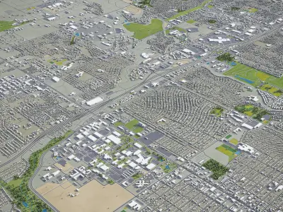 Aurora Low-poly 3D model