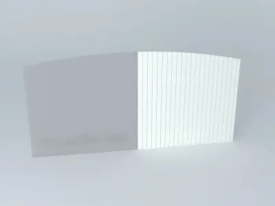 Portail wood gate Free 3D model