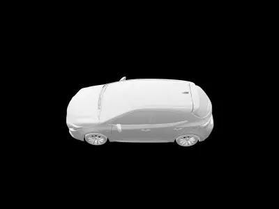 3D SCAN DATA TOYOTA COROLLA E210 HATHBACK EXTERIOR 3D model