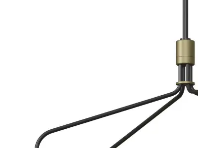 Howard Chandelier 4 Long Arm 3D model