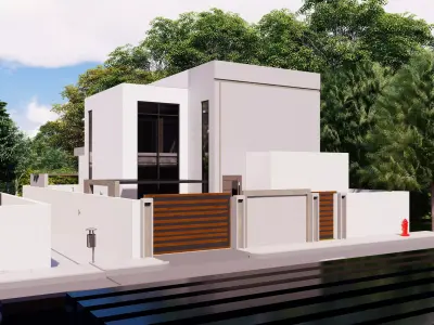 A house of 250 square meters 3D model