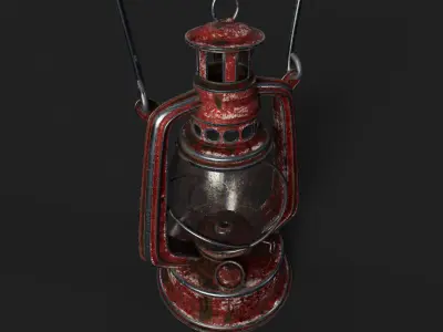 Lantern - Game props 3D model