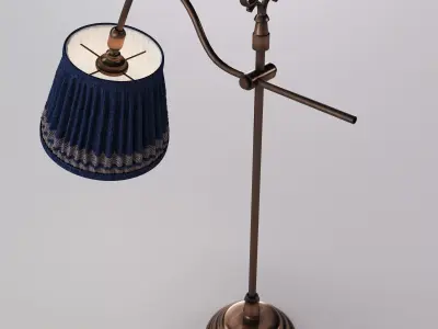 Victorian Pleated Lamp 3D model