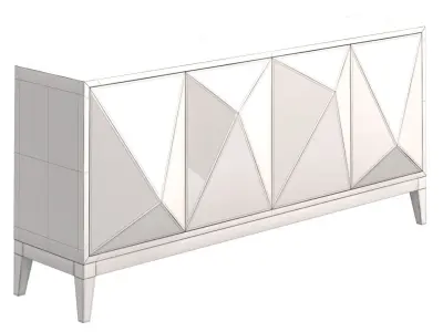 TV stand 3D model get
