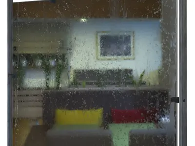 Niccolo Floating Floor Mirror 3D model