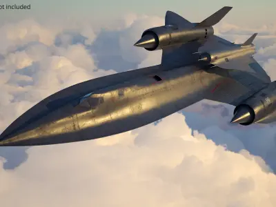  Lockheed SR-71 Strategic Recon Jet with Attached D-21 Drone 