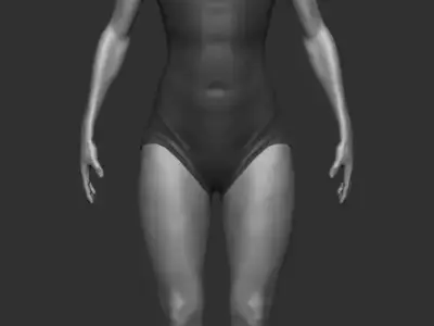 Ballerina model 3D model