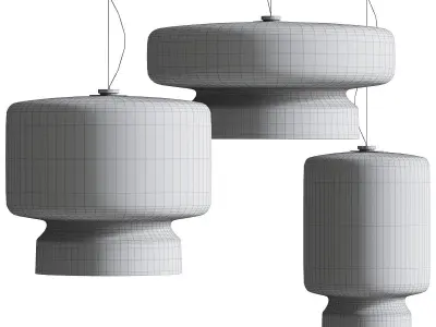 Marset Bohemia LED Polycarbonate Pendant Lamp 3D model