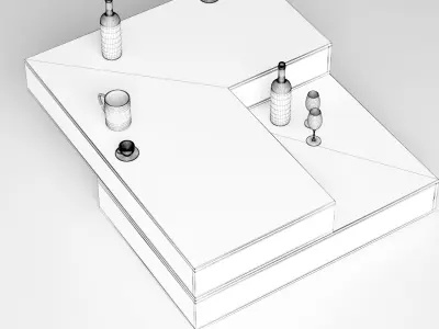 Coffee Table - High Quality Furniture 02 3D model