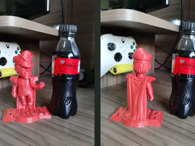 CUTE Street Fighter 2 - M Bison 3D Model - Printable STL File 3D print model