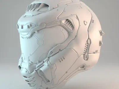 Doom Eternal Slayer Helmet 3D print model