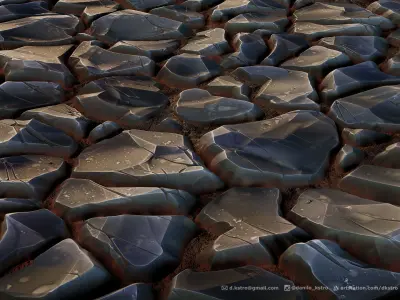 Stylized Stones and Customizable - Procedural Texture Texture