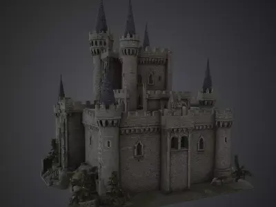 the castle of horror and doom 3D model
