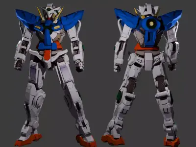 Gundam OO 3D model