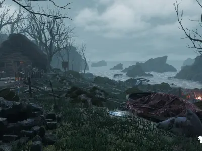 The Aftermath Medieval Village Low-poly 3D model