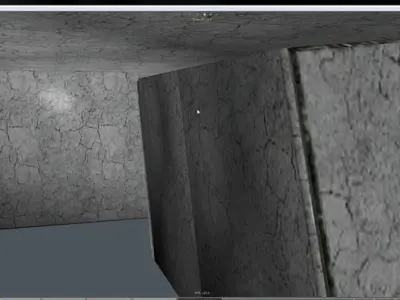 Old little outpost Low-poly 3D model