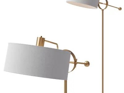 Faustina Floor Lamp Low-poly 3D model