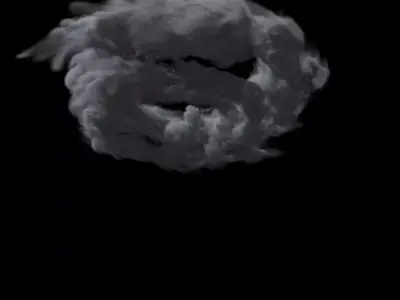 Swirly Menacing Clouds 3D model
