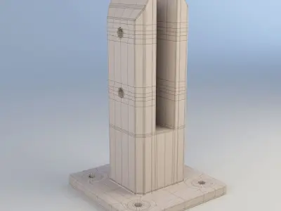 MADRID  SS2205 SQUARE Spigot 3D model