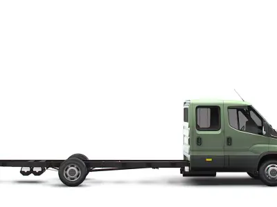 Iveco Daily Double Cab L7 Chassis 2026 3D model