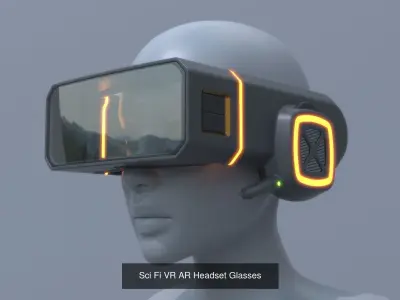  Military sci-fi helmet glasses and VR pack x2