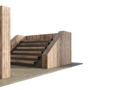 Open air cinema 3D model