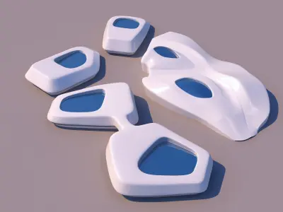 0110 - Organic Building 3D model