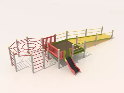 Playground for kids 3D model