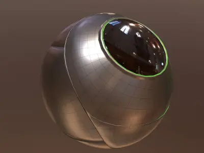 Saiyans Attack Ball Renderable fan art Low-poly 3D model