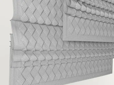 Roman shade r 3D model