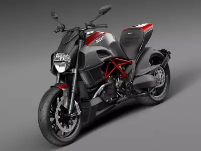 Ducati Diavel Carbon 2015 3D model
