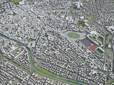 Padua  Low-poly 3D model