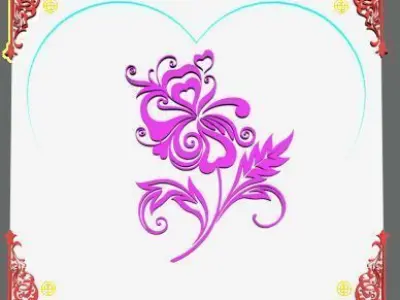 Modern Ceiling Design 3D model