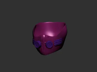 helmet high poly sculpt 3d printable  3D model