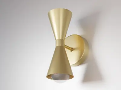Geometric Fixture - Art Deco Sconce  - Modern Lighting 3D model