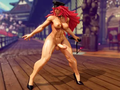Nude Futa Poison Low-poly 3D model
