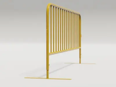 Safety Barrier 3D model get