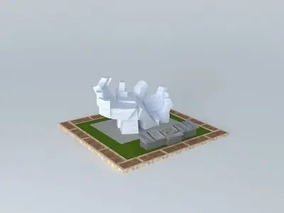 War monument 3D model