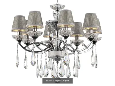 867 Campana Osgona Collection of Lamps 3D Model Pack