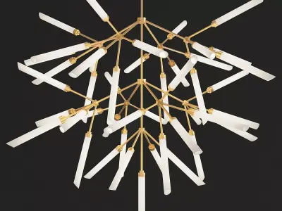 Suspension lights Spur Grande Chandelier 3d model Low-poly 3D model