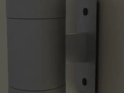 Exterior lamp Low-poly 3D model