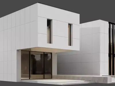 Modern House NO40 A 3D model