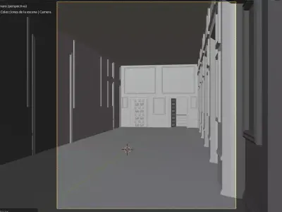 Meninas Room Low-poly 3D model