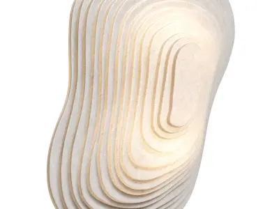 Forestier wall lamp Nebulis S 3D model