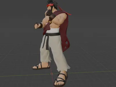 Ryu - Street Fighter 3D model